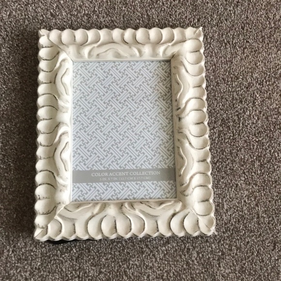 Other - Picture frame - White scallop 5x7